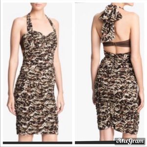 New Alice & Olivia silk hildie cocktail dress sz 0